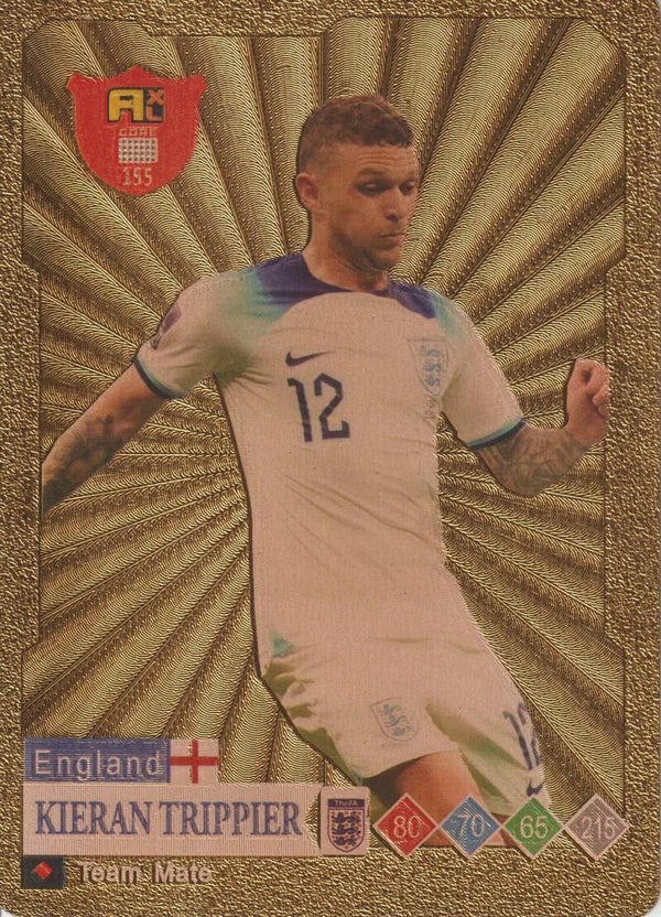 #155: KIERAN TRIPPIER (ENGLAND) - WORLD FOOTBALL STARS AXL GOLD SERIES