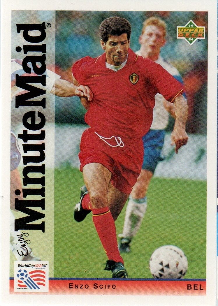 #16: Enzo Scifo (België)  - UpperDeck Minute Maid World Cup USA '94