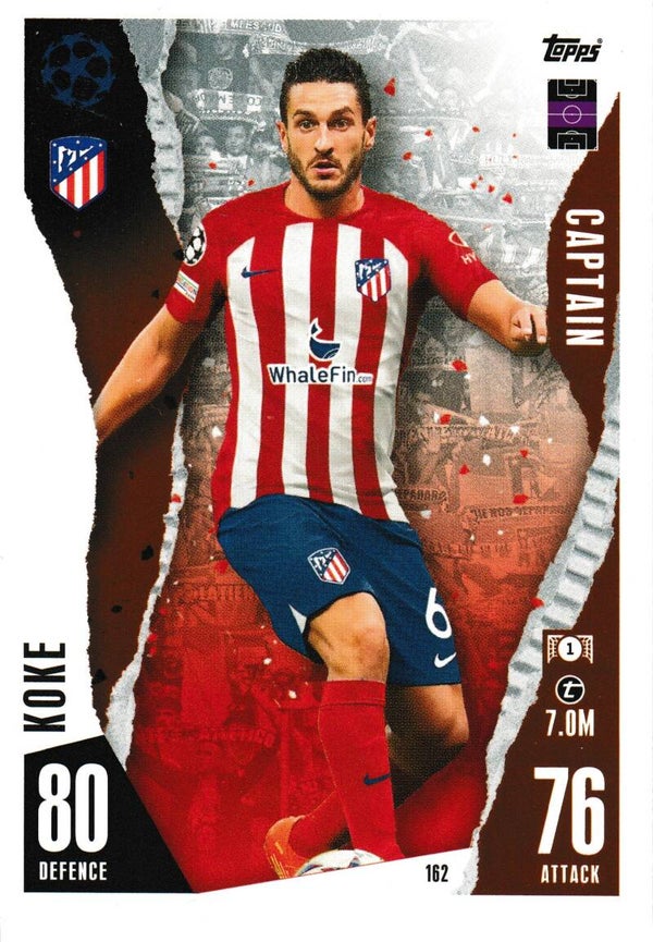 #162: Koke (Atlético de Madrid) - Topps Match Attax CL, Europa League & Europa Conference League 2023-2024