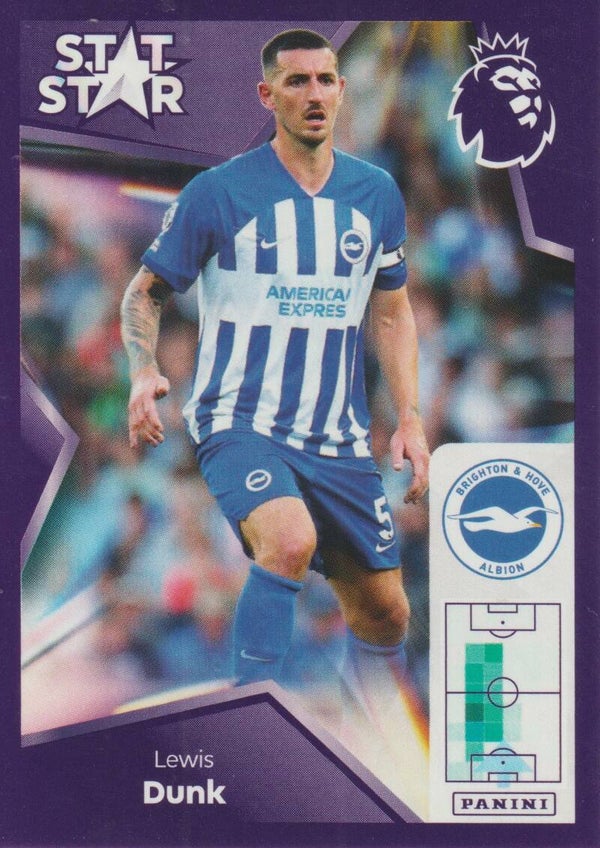 #164: Lewis Dunk (Brighton & Hove Albion) - Panini Premier League 2024