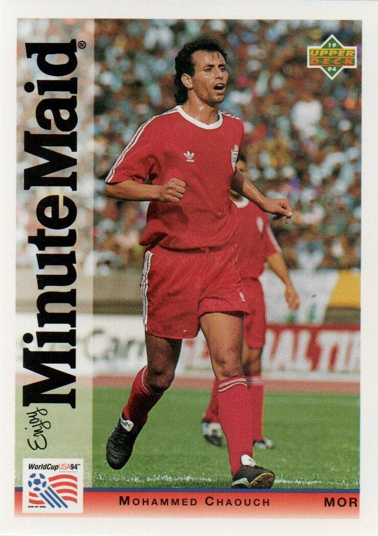 #17: Mohammed Chaouch (Marokko) - UpperDeck Minute Maid World Cup USA '94