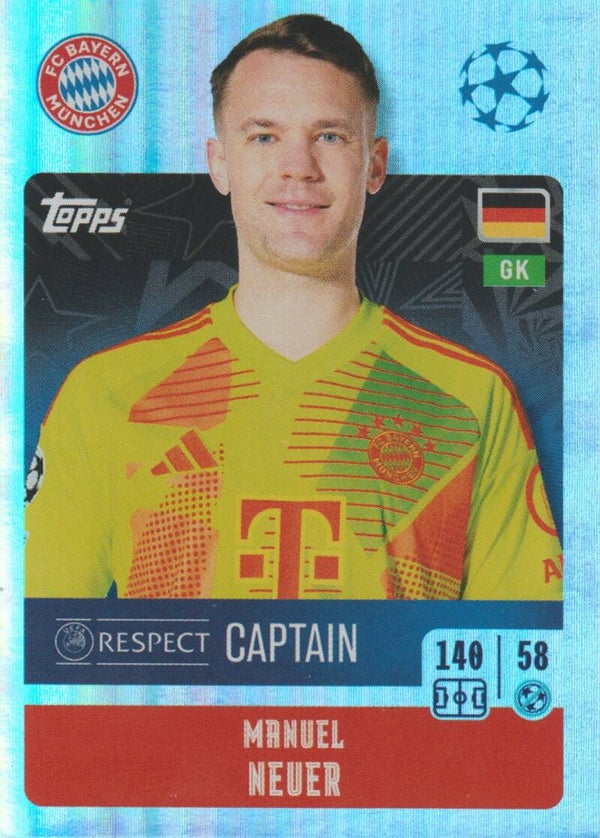 #173: Manuel Neuer (FC Bayern München) - Topps UEFA Champions League 2024/2025
