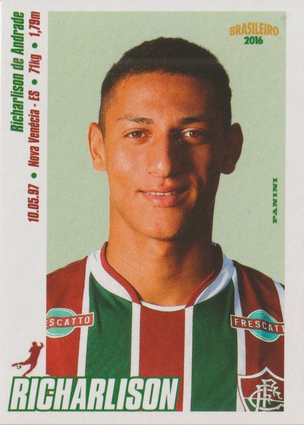 #176: Richarlison (Fluminense) ROOKIE. Campeonato Brasileiro 2016