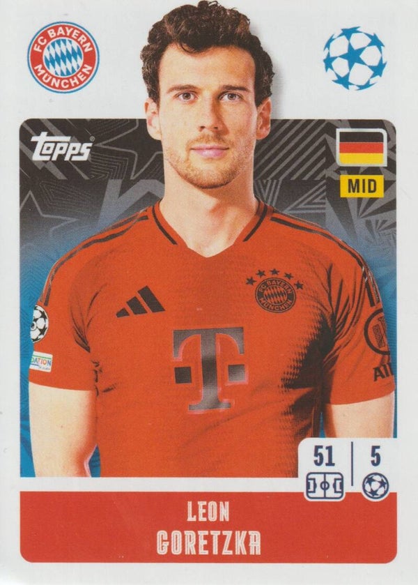#179: Leon Goretzka (FC Bayern München) - Topps UEFA Champions League 2024/2025