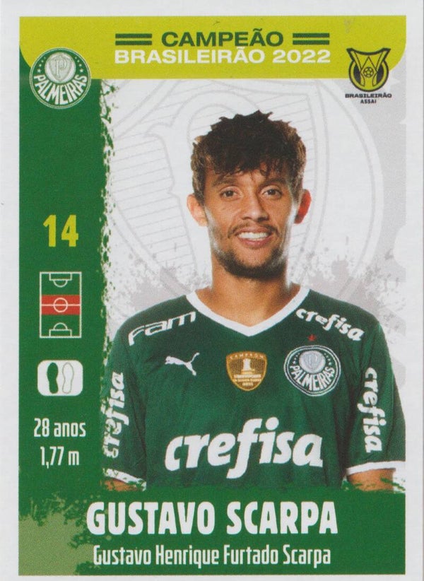 #17: Gustavo Scarpa - Panini Palmeiras Campeão Brasileirão 2022