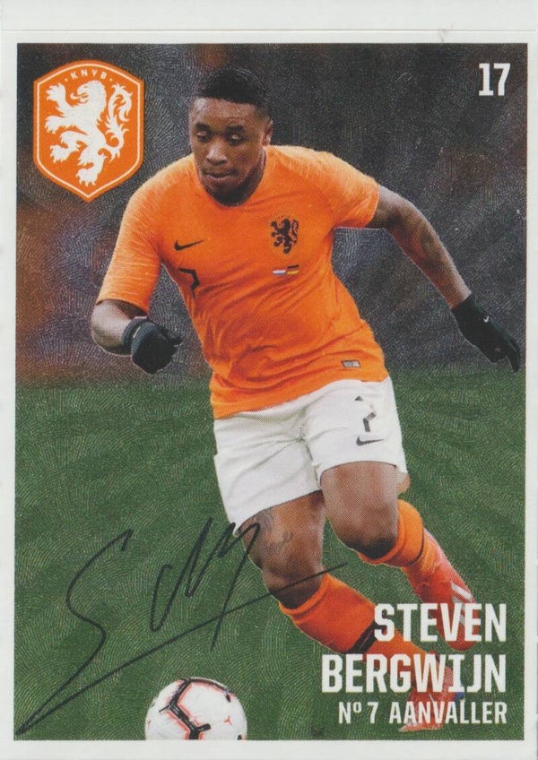 #17: Steven Bergwijn - Foil (Oranje)