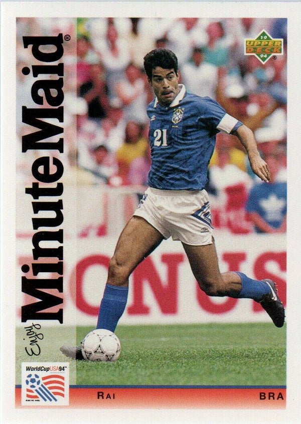 #18: Rai (Brazilië) - UpperDeck Minute Maid World Cup USA '94