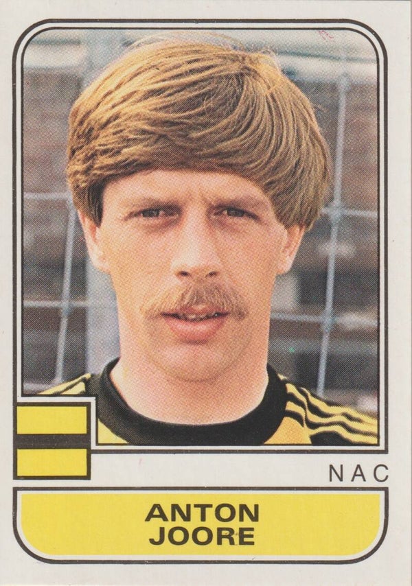 #182: Anton Joore (NAC) - Panini Voetbal 82 (Eredivisie)