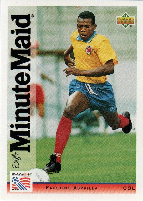 #19: Faustino Asprilla (Colombia) - UpperDeck Minute Maid World Cup USA '94
