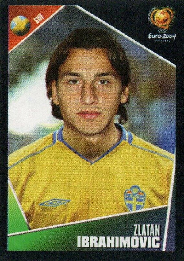 #197: Zlatan Ibrahimovic (Sweden) ROOKIE - Panini UEFA Euro 2004 Portugal