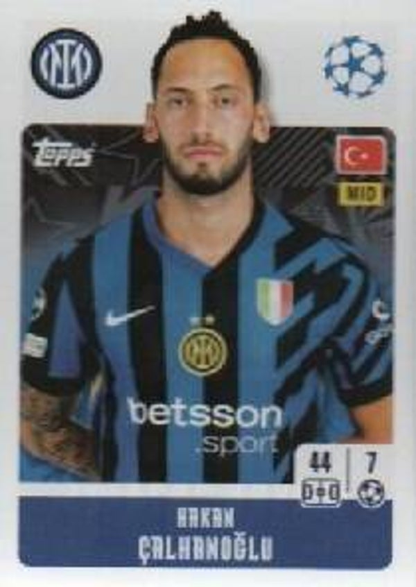 #192: Hakan Calhanoglu (FC Internazionale Milano) - Topps UEFA Champions League 2024/2025