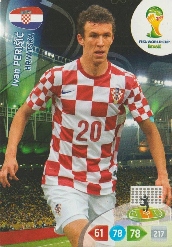 #199: Ivan Perisic (Hrvatska) - PANINI ADRENALYN XL - FIFA WORLD CUP BRASIL 2014