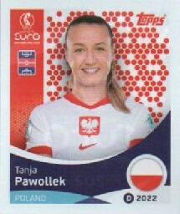 #202: Tanja Pawollek (Poland) - Topps UEFA Women's Euro Switzerland 2025
