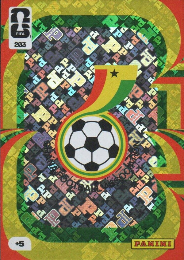 #203: Team Badge (Ghana) - Panini FIFA World Cup 2026 Adrenalyn XL