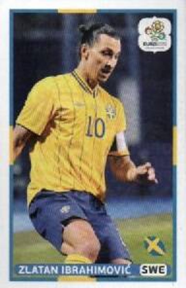 #208: Zlatan Ibrahimovic (Zweden) - Panini UEFA Euro 2012 Poland-Ukraine, Het toernooi door de ogen van Oranje