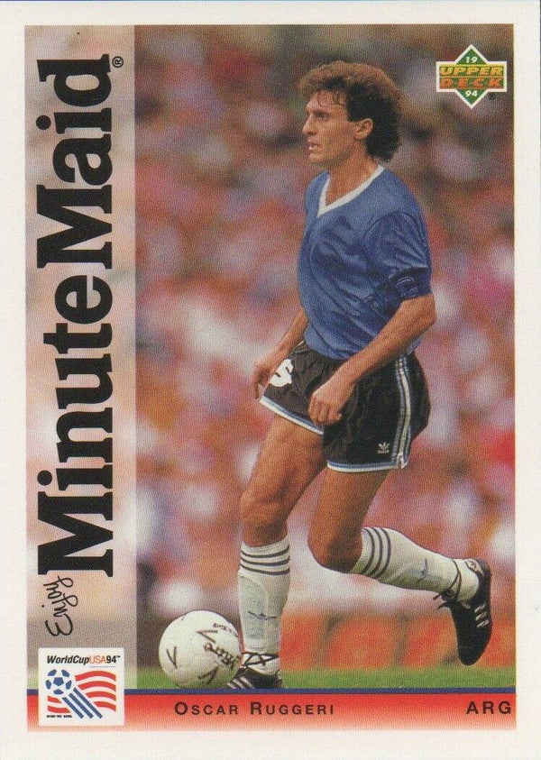#21: Oscar Ruggeri (Argentinië) - UpperDeck Minute Maid World Cup USA '94