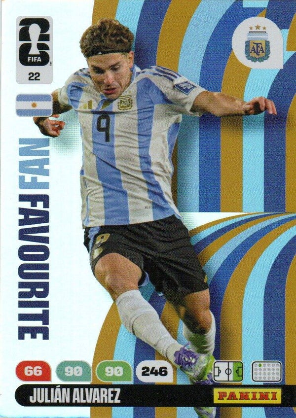 #22: Julián Alvarez (Argentinië) - Panini FIFA World Cup 2026 Adrenalyn XL