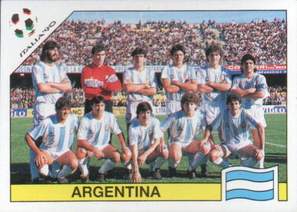 #220: Teamfoto (Argentina) - Panini Sonric's World Cup Story