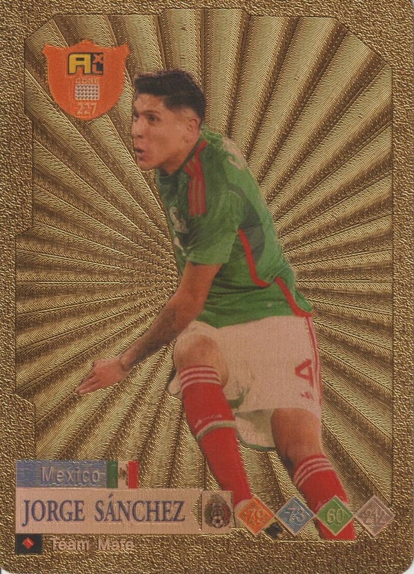 #227: JORGE SÁNCHEZ (MEXICO) - WORLD FOOTBALL STARS AXL GOLD SERIES
