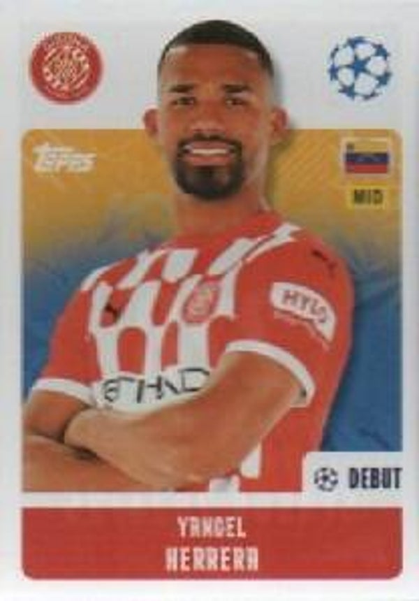 #228: Yangel Herrera (Girona FC) - Topps UEFA Champions League 2024/2025