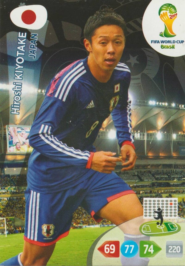 #232: Hiroshi Kiyotake (Japan) - PANINI ADRENALYN XL - FIFA WORLD CUP BRASIL 2014