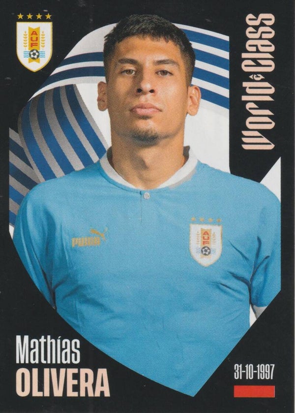 #238: Mathias Olivera (Uruguay) - Panini World Class 2024