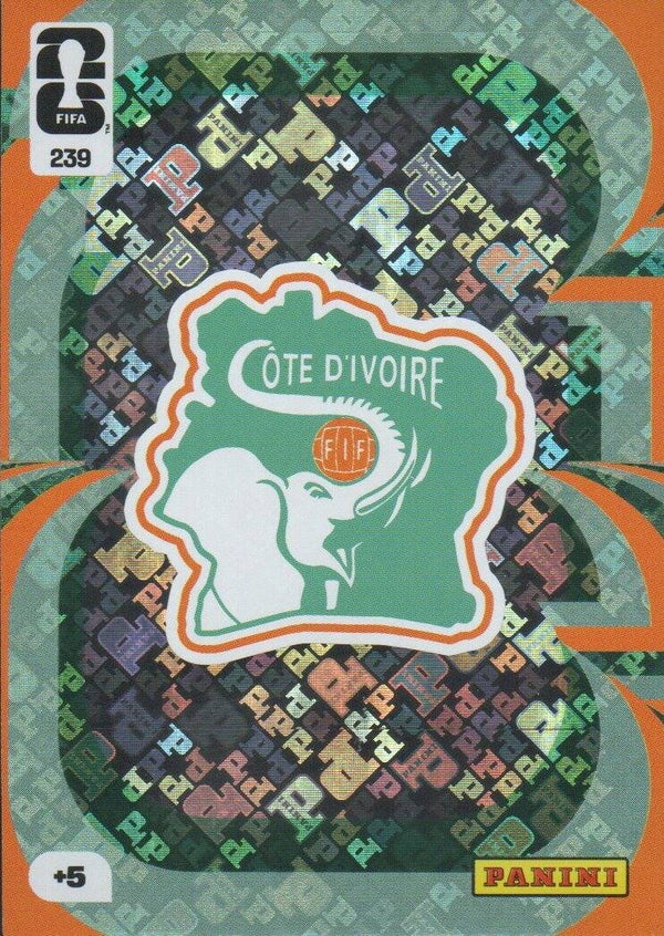 #239: Team Badge (Ivoorkust) - Panini FIFA World Cup 2026 Adrenalyn XL
