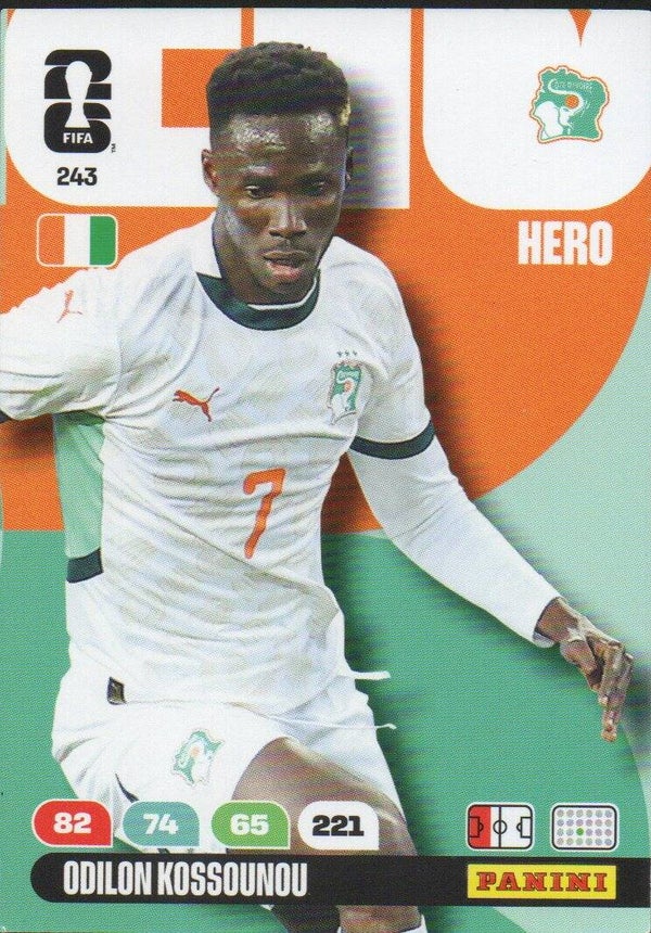 #243: Odilon Kossounou (Ivoorkust) - Panini FIFA World Cup 2026 Adrenalyn XL