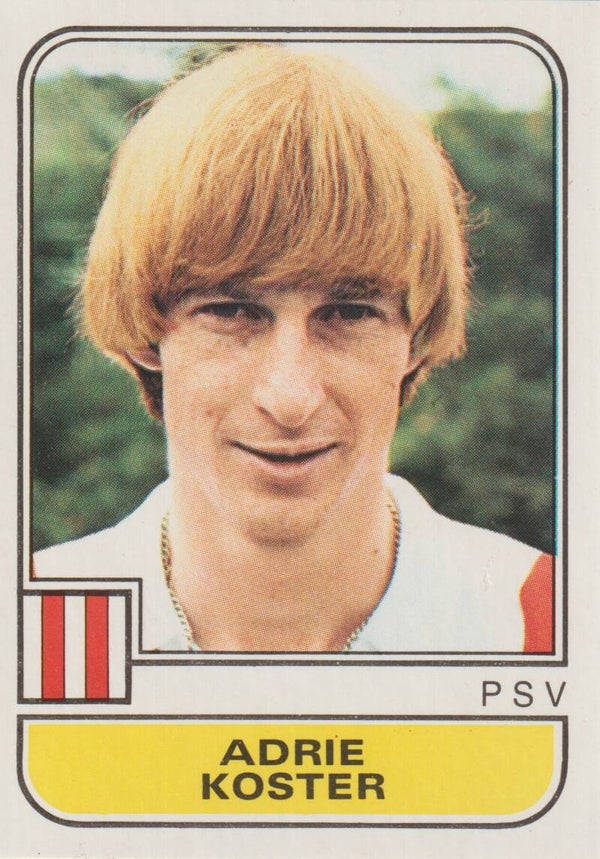 #246: Adrie Koster (PSV) - Panini Voetbal 82 (Eredivisie)