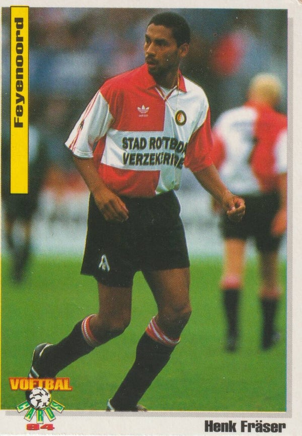 #24: Henk Fräser (Feyenoord) - Panini Voetbal Cards 1993/1994