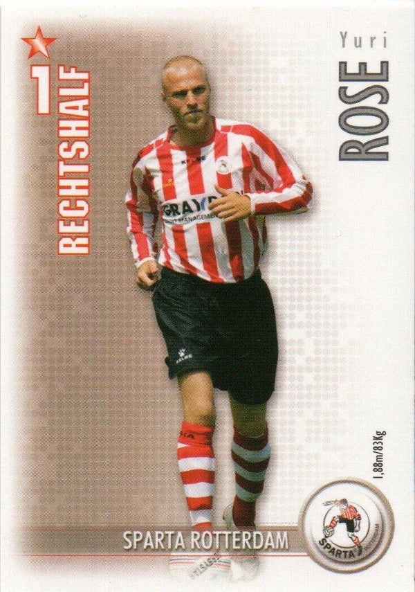 #250: Yuri Rose (Sparta) - Magic Box Int. All Stars Trading Card Game 2006/2007