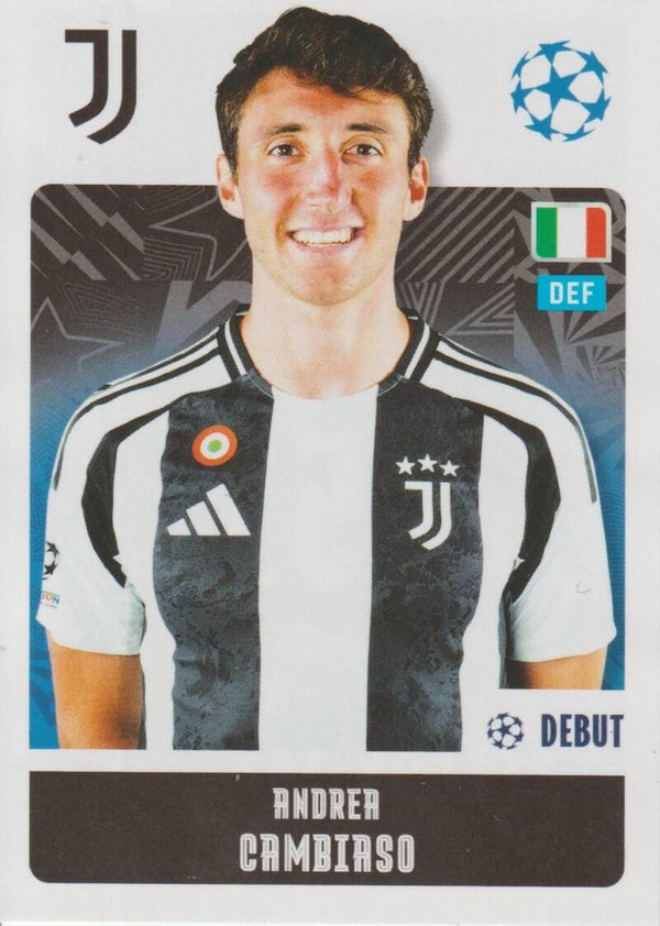 #251: Andrea Cambiaso (Juventus) - Topps UEFA Champions League 2024/2025