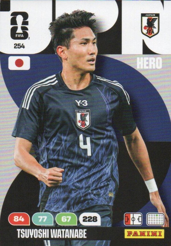 #254: Tsuyoshi Watanabe (Japan) - Panini FIFA World Cup 2026 Adrenalyn XL