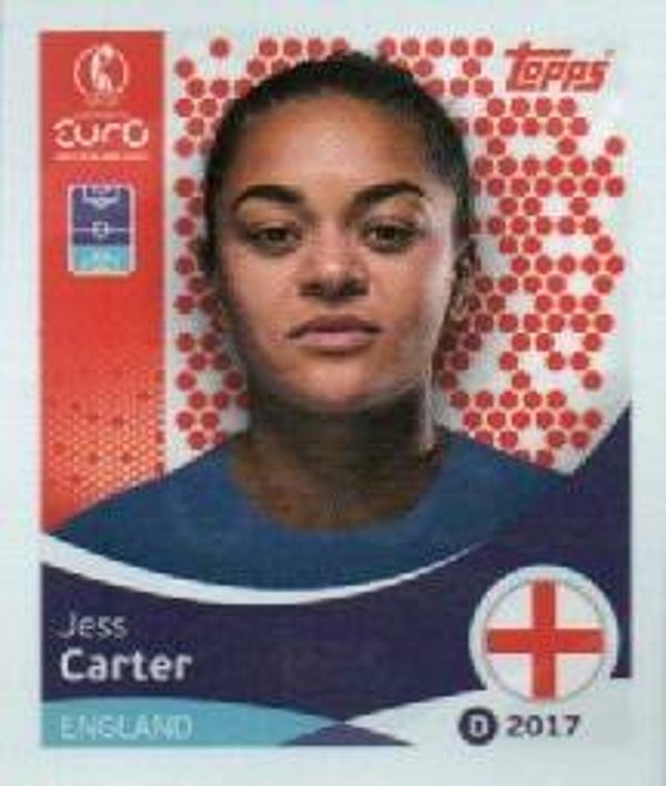 #259: Jess Carter (England) - Topps UEFA Women's Euro Switzerland 2025