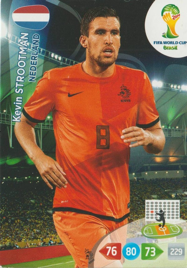 #259: Kevin Strootman (Nederland) - PANINI ADRENALYN XL - FIFA WORLD CUP BRASIL 2014