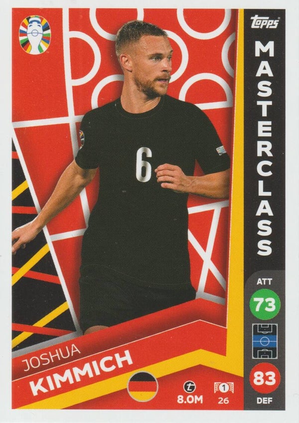 #26: JOSHUA KIMMICH (DUITSLAND) - TOPPS/LIDL MATCH ATTAX ALL STARS - UEFA EURO 2024 GERMANY