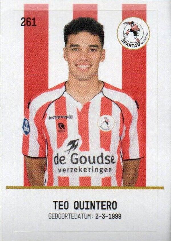 #261: Teo Quintero (Sparta Rotterdam) - Plus Eredivisie 2025/2026