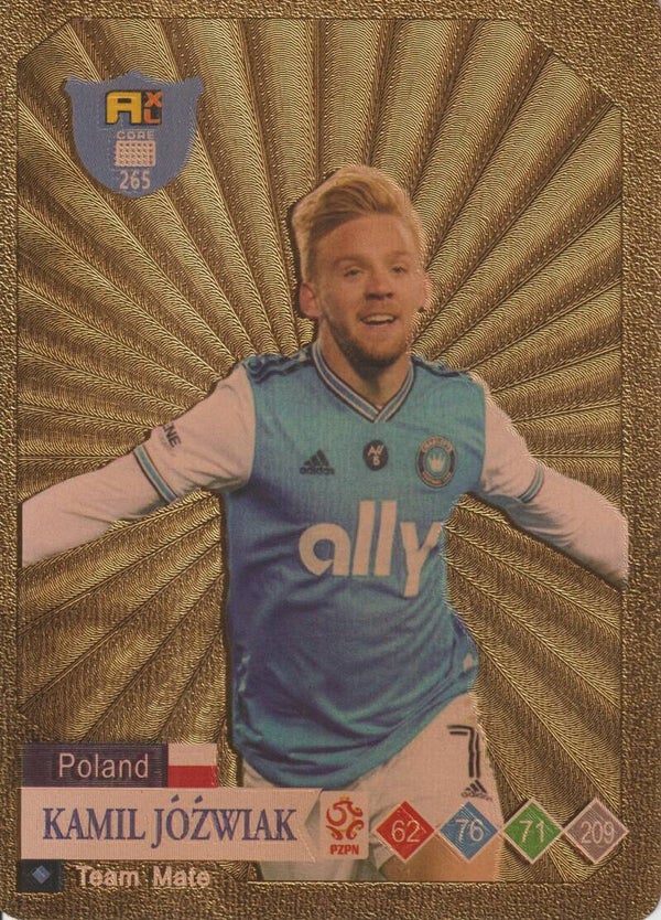 #265: KAMIL JÓZWIAK (POLAND) - WORLD FOOTBALL STARS AXL GOLD SERIES
