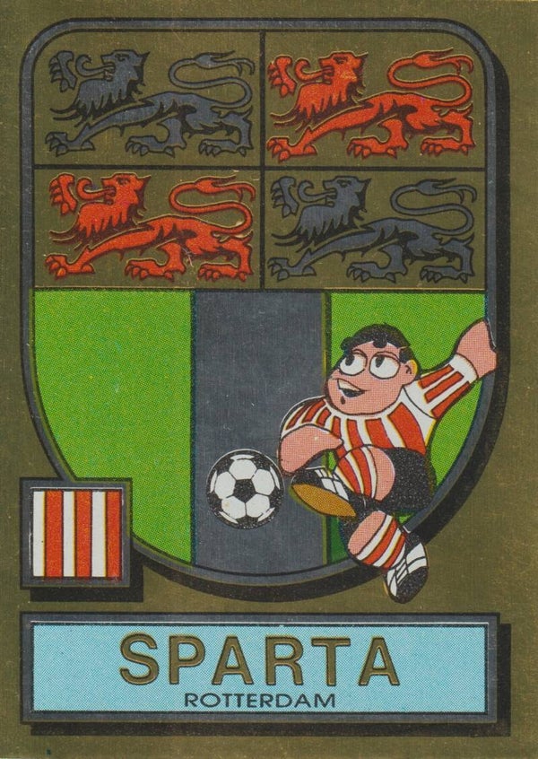 #271: Logo (Foil) Sparta - Panini Voetbal 82 (Eredivisie)