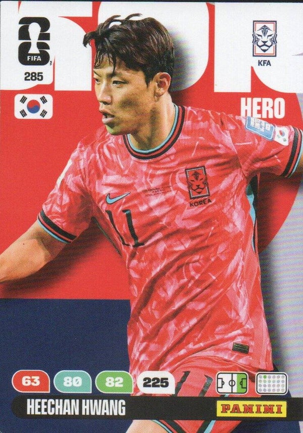 #285: Heechan Hwang (Zuid-Korea) - Panini FIFA World Cup 2026 Adrenalyn XL