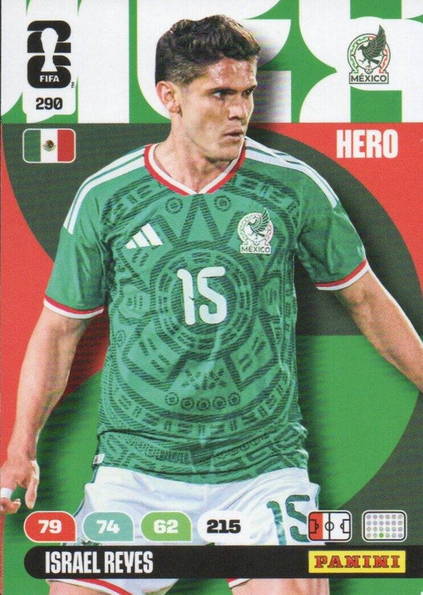 #290: Israel Reves (Mexico) - Panini FIFA World Cup 2026 Adrenalyn XL