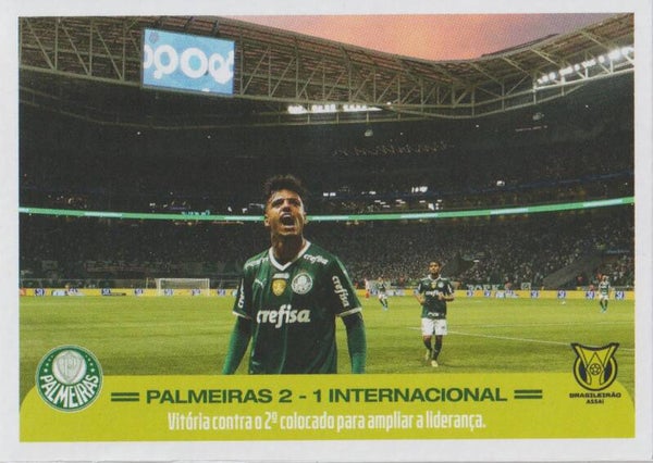 #29: Spelmoment Palmeiras vs Internacional (2-1) - Panini Palmeiras Campeão Brasileirão 2022