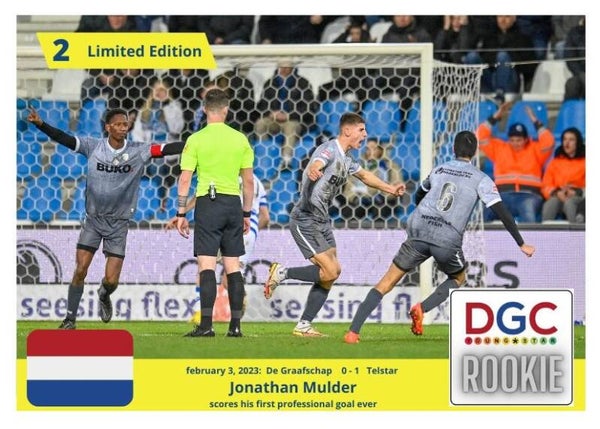 #2: Jonathan Mulder (Telstar) - DGC Collections Young Star Rookie 2023