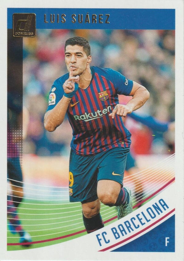 #2: Luis Suárez (FC Barcelona) - Panini Donruss Soccer 2018/2019