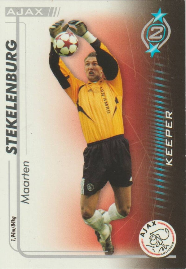 #02: Maarten Stekelenburg (AJAX AMSTERDAM) - Magic Box Int. All Stars Trading Card Game 2005/2006