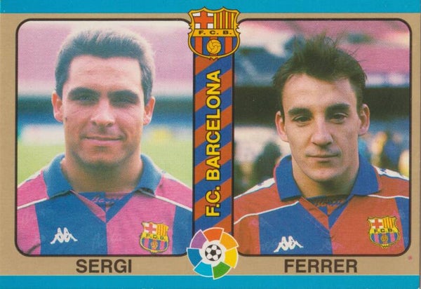 #2: Sergi / Ferrer (FC Barcelona) - Mundicromo sports futbol total liga 95