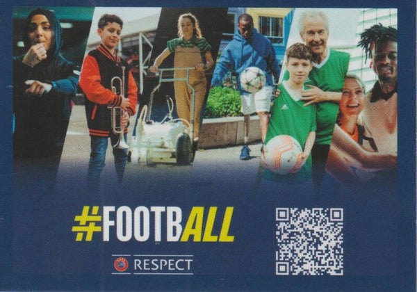 #3: #Football / Respect - TOPPS UEFA CHAMPIONS LEAGUE, SEASON 2023/2024