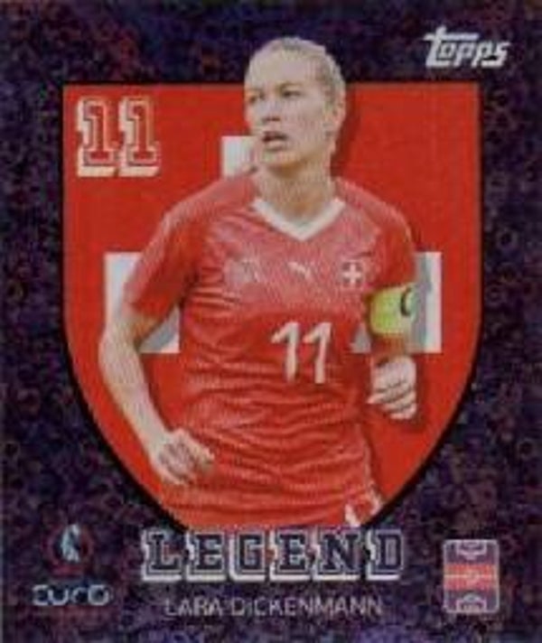 #308: Lara Dickenmann (Switzerland) - Topps UEFA Women's Euro Switzerland 2025