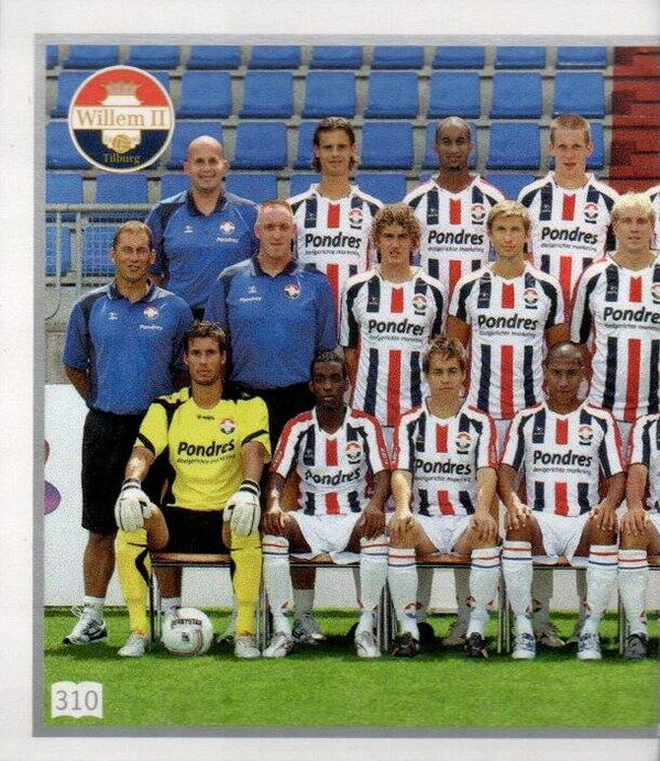 #310: Teamfoto puzzle links (Willem II) - AH Eredivisie 2010-2011