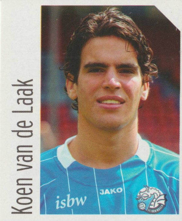 Panini Voetbal '05 - #310: Koen van de Laak (FC Den Bosch)